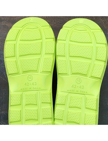 Women's Knit Stitching Chef Work Shoes, Solid Color Waterproof Slip On Shoes, Outdoor Garden Work Shoes